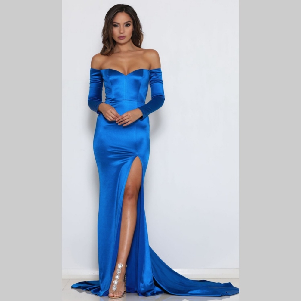 Abyss by Abby Royal Blue Gown
